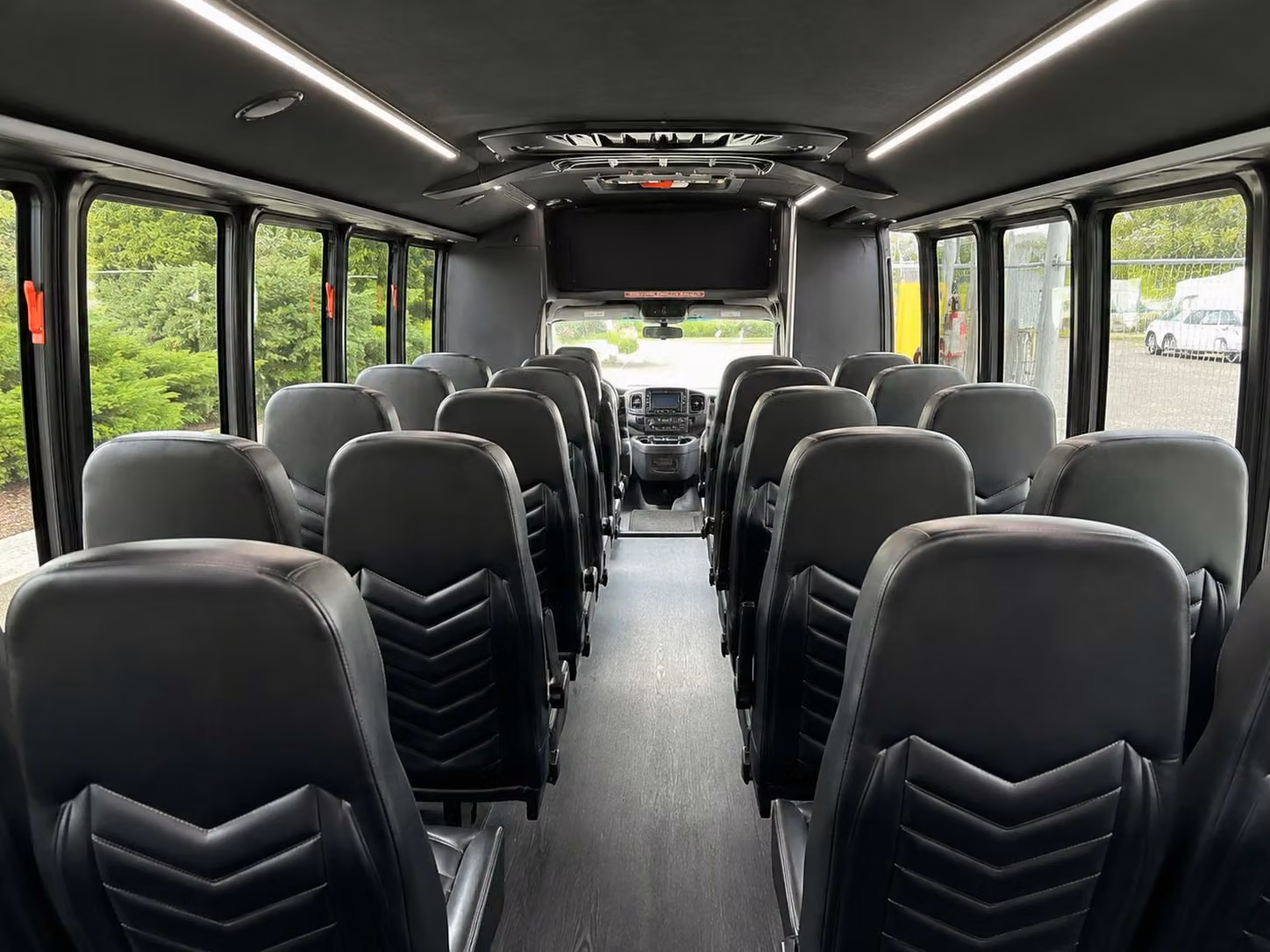 18 passenger minibus inside