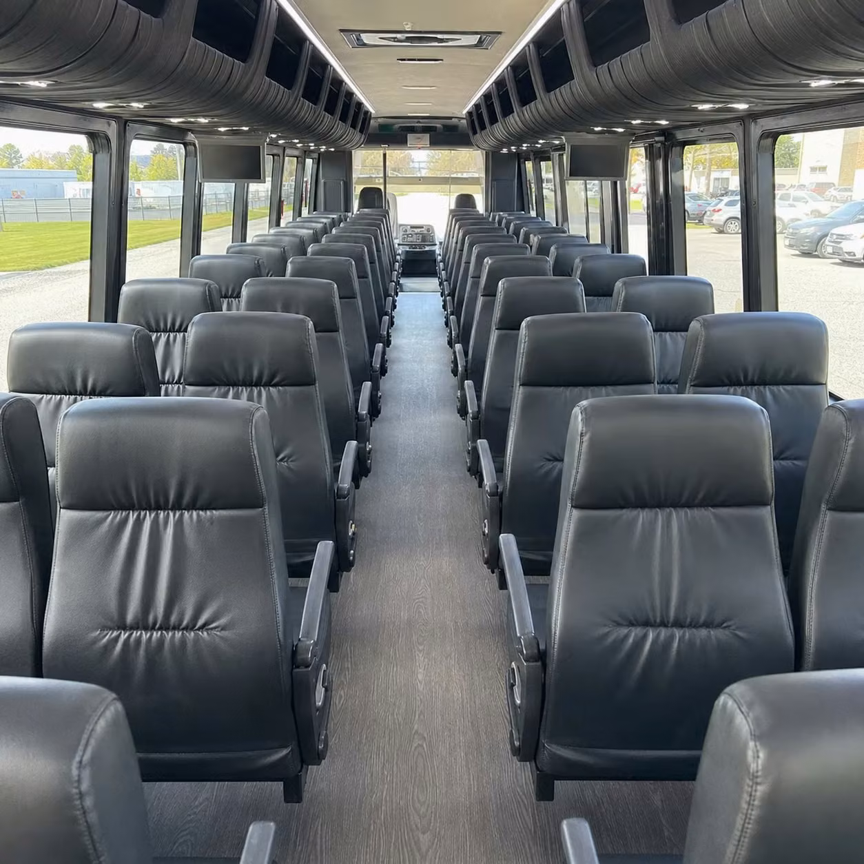 30 passenger minibus inside