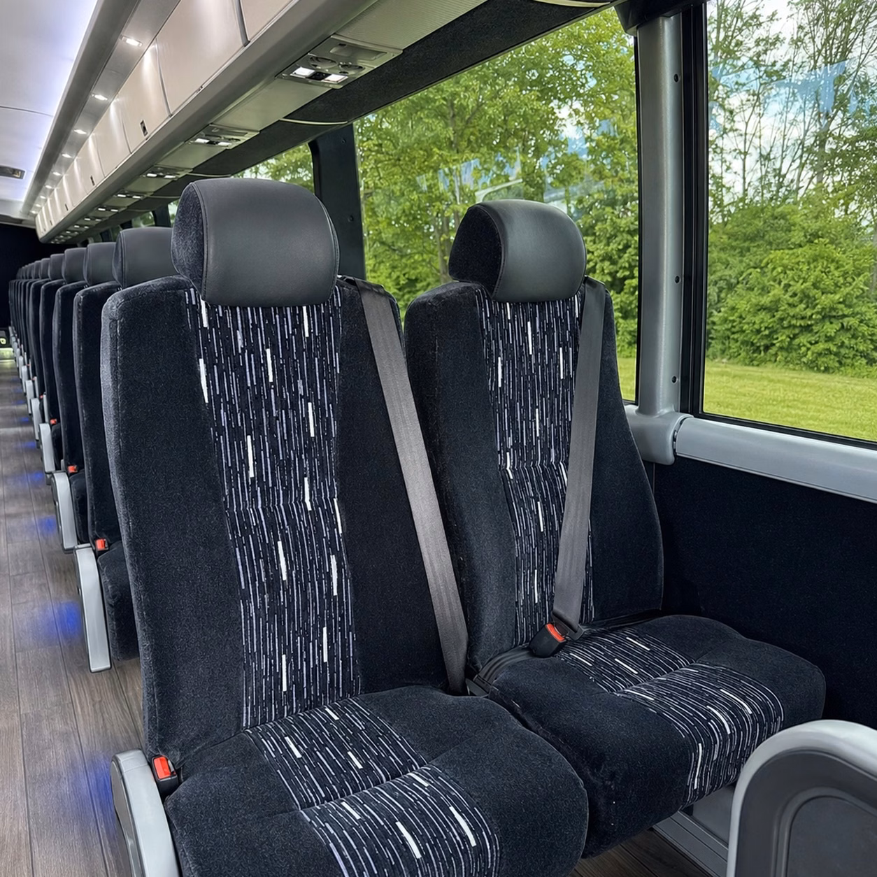 bus type changes what you pay for a charter bus rental in manteca california