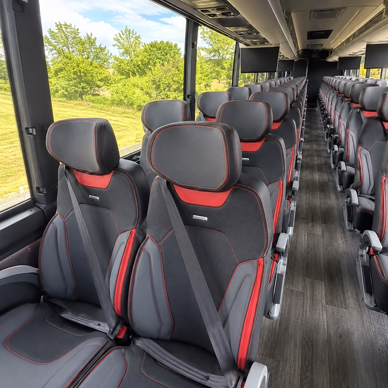 manteca charter bus interior gallery