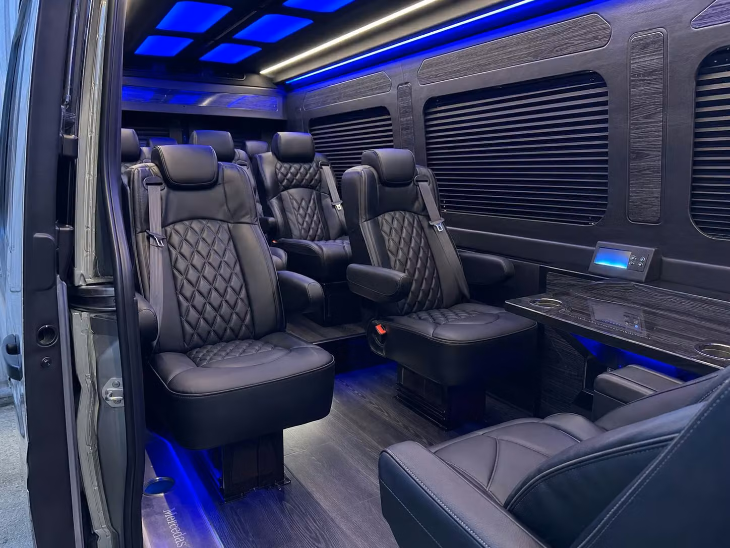 sprinter van transportation for groups and events across manteca